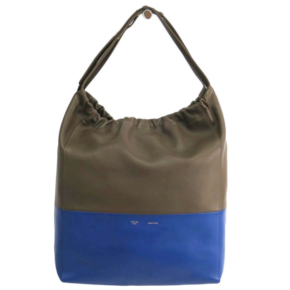 Authentic-CELINE-Small-Bi color cabas-Tote
